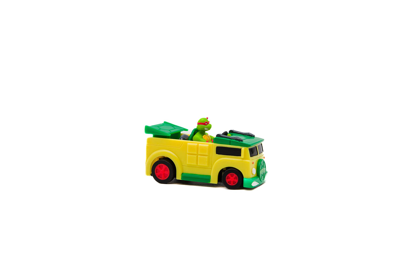 Teenage Mutant Ninja Turtles Raphael Micro Shell Racer RC Vehicle, 3" Plastic Toy, Model 71033, Ages 5+