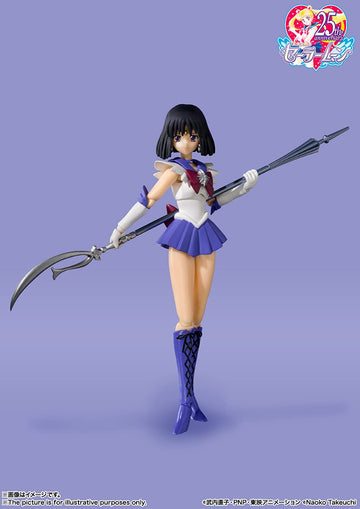 Tamashii Nations - Pretty Guardian Sailor Moon S - Sailor Saturn -Animation Color Edition, Bandai Spirits S.H.Figuarts Action Figure