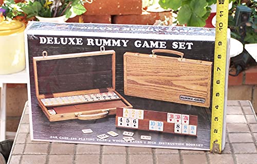 Deluxe Rummy With Wooden Racks In Attache Case