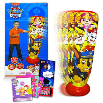 Paw Patrol Bop Bag Bundle ~ Paw Patrol Punching Bag For Kids | Paw Patrol Bop Bag With Paw Patrol Stickers And More (Paw Patrol