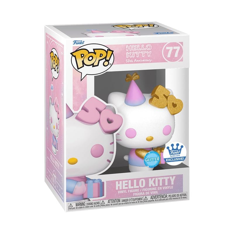 Funko Pop! Vinyl: Sanrio'S Hello Kitty *Glitter* (50Th Anniversary Shop Exclusive)