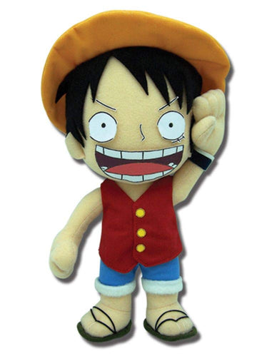 Great Eastern Ge-8986 One Piece 10' Sd Luffy Plush For 15 Years And Over