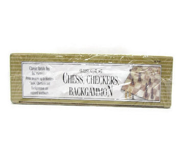 Cardinal Industries Chess/Checkers And Backgammon Set