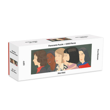 Galison MoMA Alex Katz Five Women Panoramic Puzzle from Galison - Landscape Jigsaw Puzzle of MoMas Famous Screen Print, 39 x 14