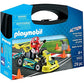 Playmobil Go-Kart Racer Carry Case Building Set, Multi Color, Model 9322, Durable Plastic Construction