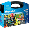 Playmobil Go-Kart Racer Carry Case Building Set, Multi Color, Model 9322, Durable Plastic Construction