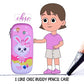 Chic Buddy Big Capacity 3D Pencil Box For Girls - Durable School Box With Organizer For Pencils, Pens, And Compass - Perfect For