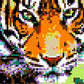 StickTogether Huge Mosaic Puzzle Poster Kit - Large Tiger, 40” x 36”, Paper, No Mess Paint by Sticker, Group Project Activity