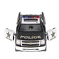 KiNSMART 2014 Chevrolet Silverado LTZ 1:46 Scale Diecast Police K9 Unit Truck - 5 Inch Metal Model - Black