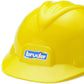 Bruder Toys Construction Worker Hard Hat Yellow Helmet for Kids Pretend Play