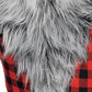Amscan Hungry Howler Werewolf Costume For Kids, Medium (8-10), With Plaid Shirt, Furry Mask And Gloves