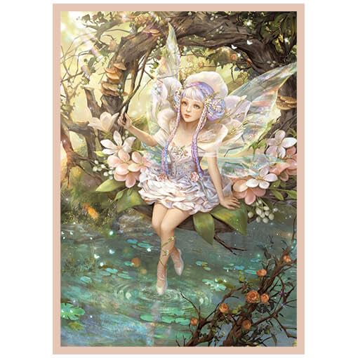 Fantasy North - Tatiana Elgane - Fairy Princess - 100 Smooth Matte Tcg Trading Card Sleeves - Fits Magic Mtg Commander Pokemon A