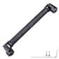 FriHobby Splined Steel Universal Drive Shaft Driveshafts CVD Axle Shaft 1/10 Scale RC Crawler Car Upgrades Replacement for Traxx