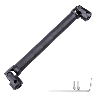 FriHobby Splined Steel Universal Drive Shaft Driveshafts CVD Axle Shaft 1/10 Scale RC Crawler Car Upgrades Replacement for Traxx