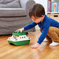 Green Toys Ferry Boat Bathtub Toy, Green/White, 10'X 6.6'X 6.3'
