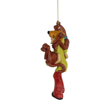 Jim Shore Scooby Doo Shaggy Holding Scooby Hanging Ornament 6007255