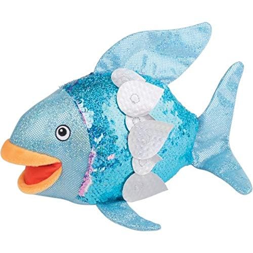 Cre8Tive Minds The Rainbow Fish Puppet - Prop Set For Visual Storytelling, 15 Piece Set, Puppet Show Theater For Kids, Bedtime S