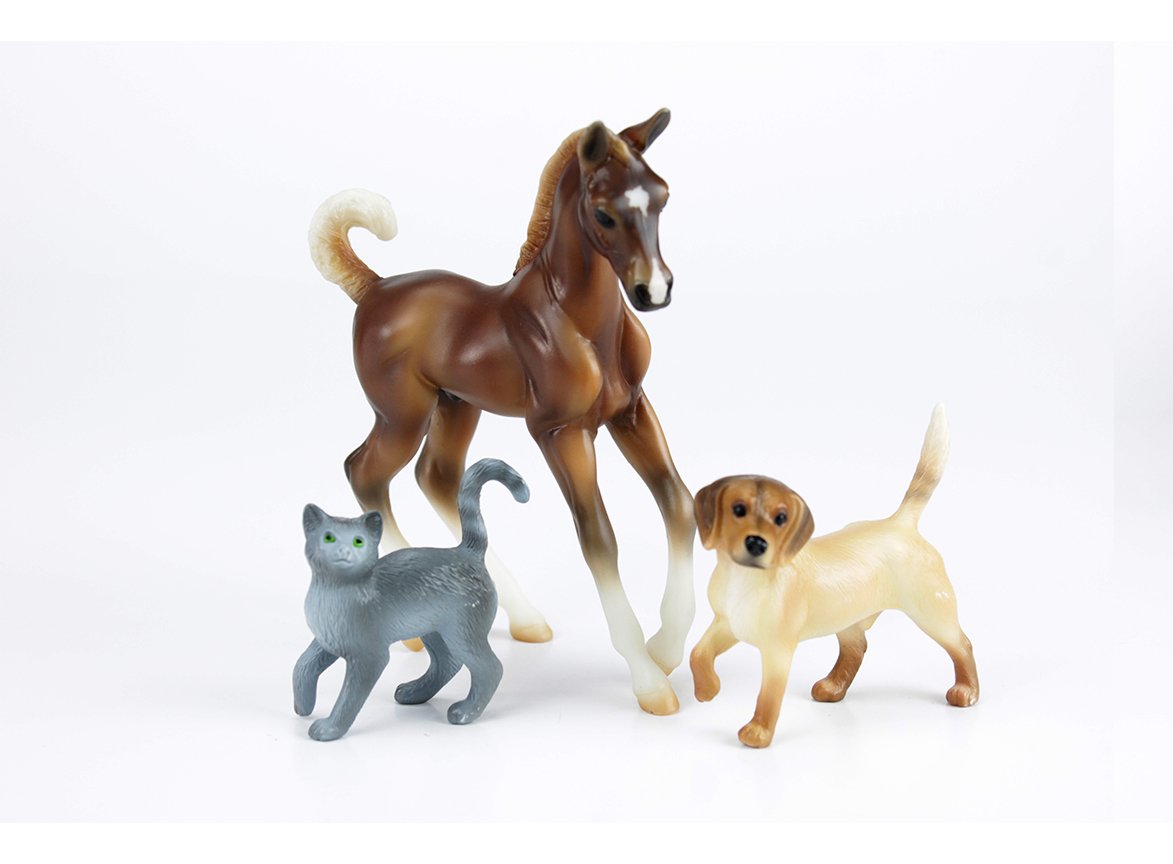 Breyer Freedom Series (Classics) Pet Groomer Doll & Animals Set | 10 Piece Playset With 6' Fully Articulated Rider Doll | 1:12 Scale