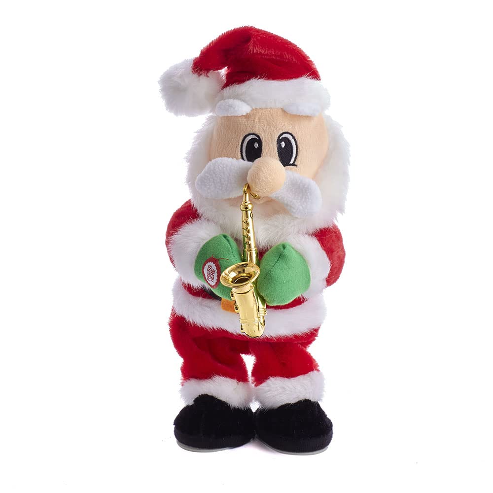 Kurt S Adler H6318 14 in Battery-Operated Dancing Jazz Santa