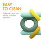 Boon Hoop Silicone Baby Teether - Baby Teething Toys For Infants - Soothing Teether For Babies - Ages 0 To 12 Months