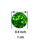 Green Sparkle Metallic Foil Round Confetti Summer Tropical Jungle Safari Graduation Wedding Table Scatter Confetti Centerpiece B
