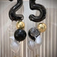 10 Balloon Number, Black Number 10Th Birthday Balloons 40 Inch, 10 Years Old Black Birthday Decorations For Boys Girls, 10Th Ann