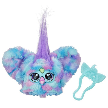 Furby Furblets Mer-May Mini Friend - Interactive Plush Toy, 45+ Sounds, Speaks Furbish, Multicolor, Model G0401, Ages 6+