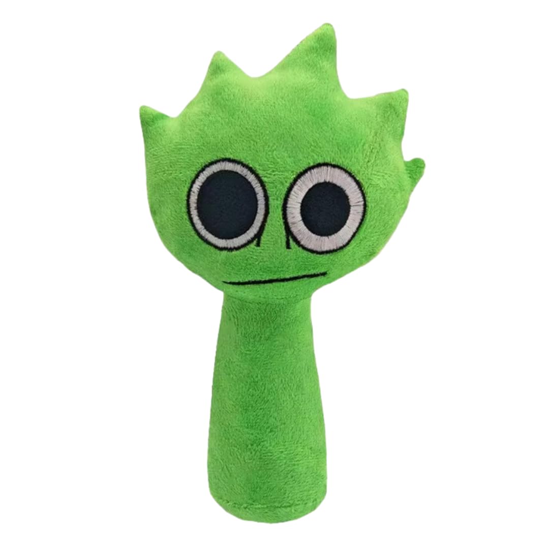 TechMax Solution Green Double Eye Sprunki Plush Toys