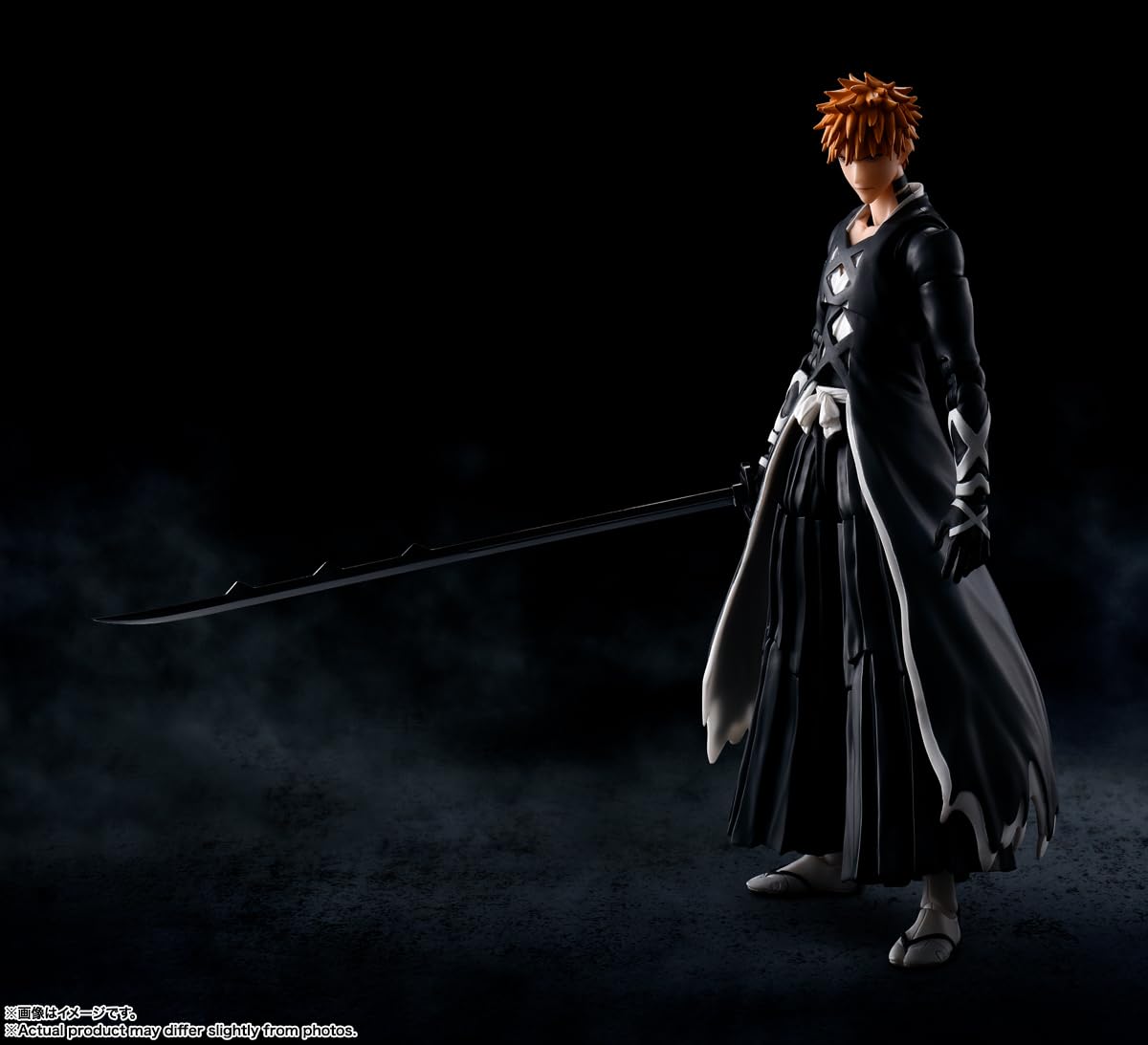 TAMASHII NATIONS S.H.Figuarts Ichigo Kurosaki Action Figure - Bankai Tensazagetsu, 6.1 Inch, PVC, Model BAS65143