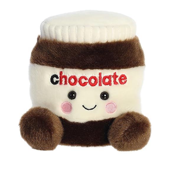 Aurora® Palm Pals™ Silky Chocolate Spread™ Stuffed Animal - Brown, 4.5 Inches, Polyester Plush for Kids & Collectors