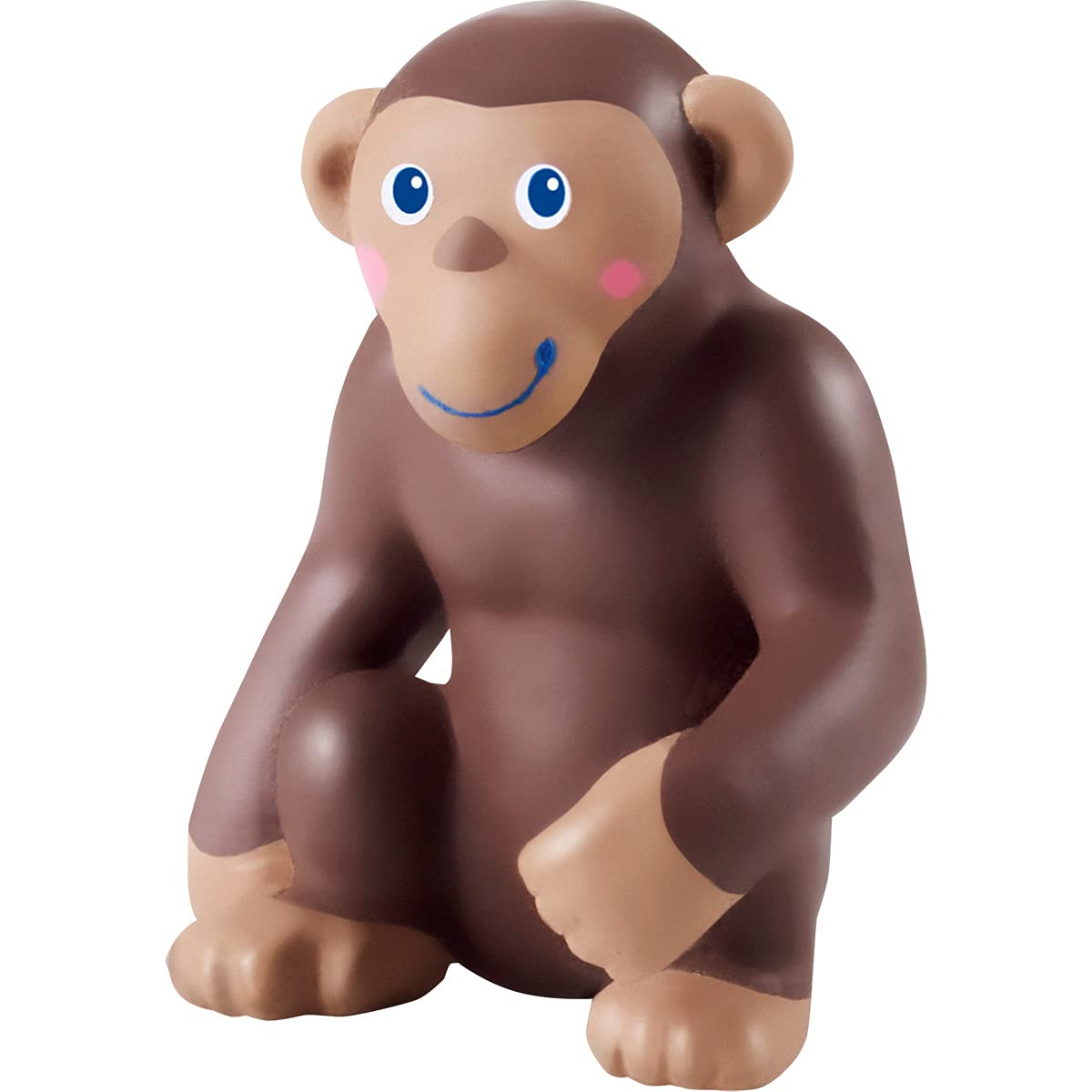 Haba Little Friends Monkey - Chunky Plastic Zoo Animal Toy Figure (2.5' Tall)