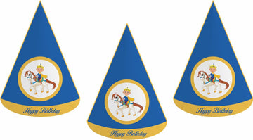 Untumble Prince Theme Birthday Decoration Party Hats | Prince Theme 1st Birthday Party Decorations With Party Hats | Prince Birt