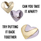 BePuzzled | Love Hanayama Metal Brainteaser Puzzle Mensa Rated Level 1  for Ages 12 and Up