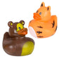 Animal Safari Zoo Rubber Duck Toy Duckies For Kids, Bath Birthday Baby Showers Classroom Summer Beach And Pool Activity Party Fa