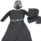 Boys Ben Solo Cosplay Kylo Ren Costume for Kids Jedi Robe with Mask Halloween Outfits (Black  8-10Y)