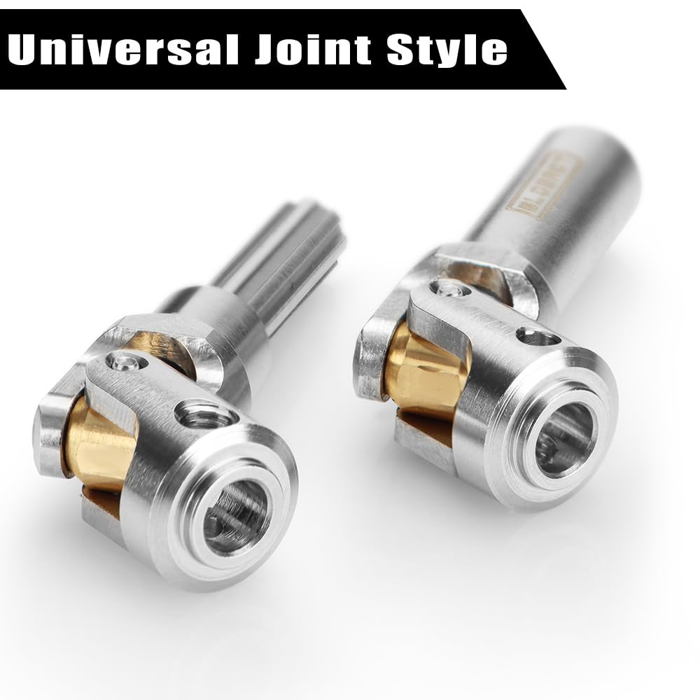 Epinon Rc Drive Shaft Stainless Steel Driveshaft For 1/10 Rc Crawler Car Trx4 Axial Scx10 Upgrade Parts(121-180Mm)