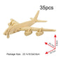 Georgie Porgy 3D Wooden Puzzles For Kids Toys Construction Woodcraft Kits Diy Model Puzzle Kits Birthday Gifts Pack Of 3 (Biplane Helicopter Civil Airplane)