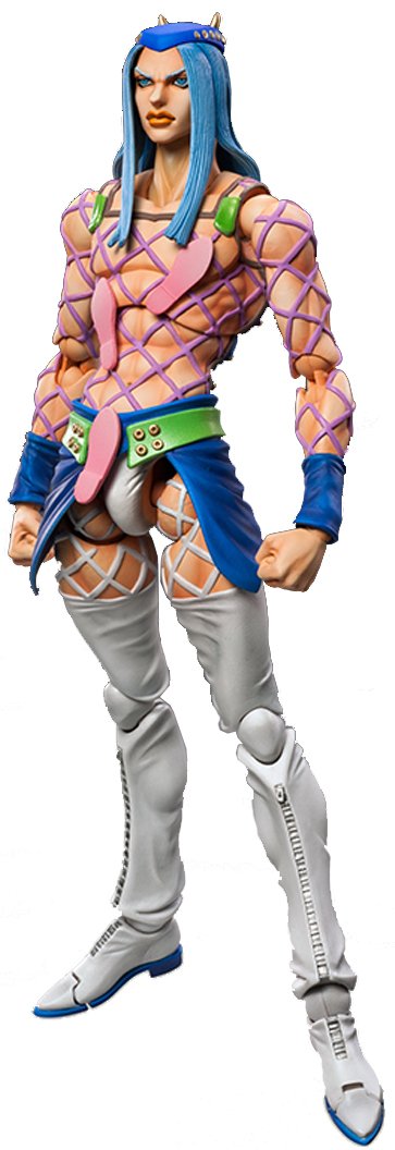 Medicos Jojo'S Bizarre Adventure: Part 6--Stone Ocean: Narciso Anasui Super Action Statue