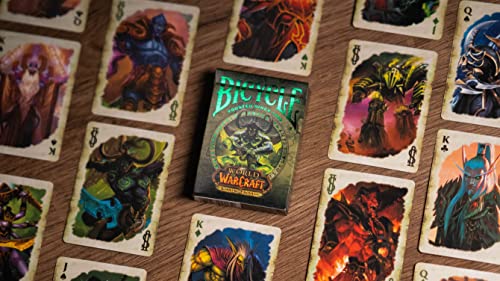 Bicycle Premium Special Edition Playing Cards - World of Warcraft: The Burning Crusade - Green - Model 10041187 - Cardstock