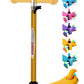 Chromewheels Scooter For Kids, Deluxe 3 Wheel Scooter For Toddlers 4 Adjustable Height Glider With Kick Scooters, Lean To Steer With Led Flashing Light For Ages 3-6 Girls Boys, Yellow