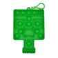 Minecraft Mini Bubblerz Fidget Bubble Popper Backpack Hanger (Creeper, Cow, Steve, Alex)