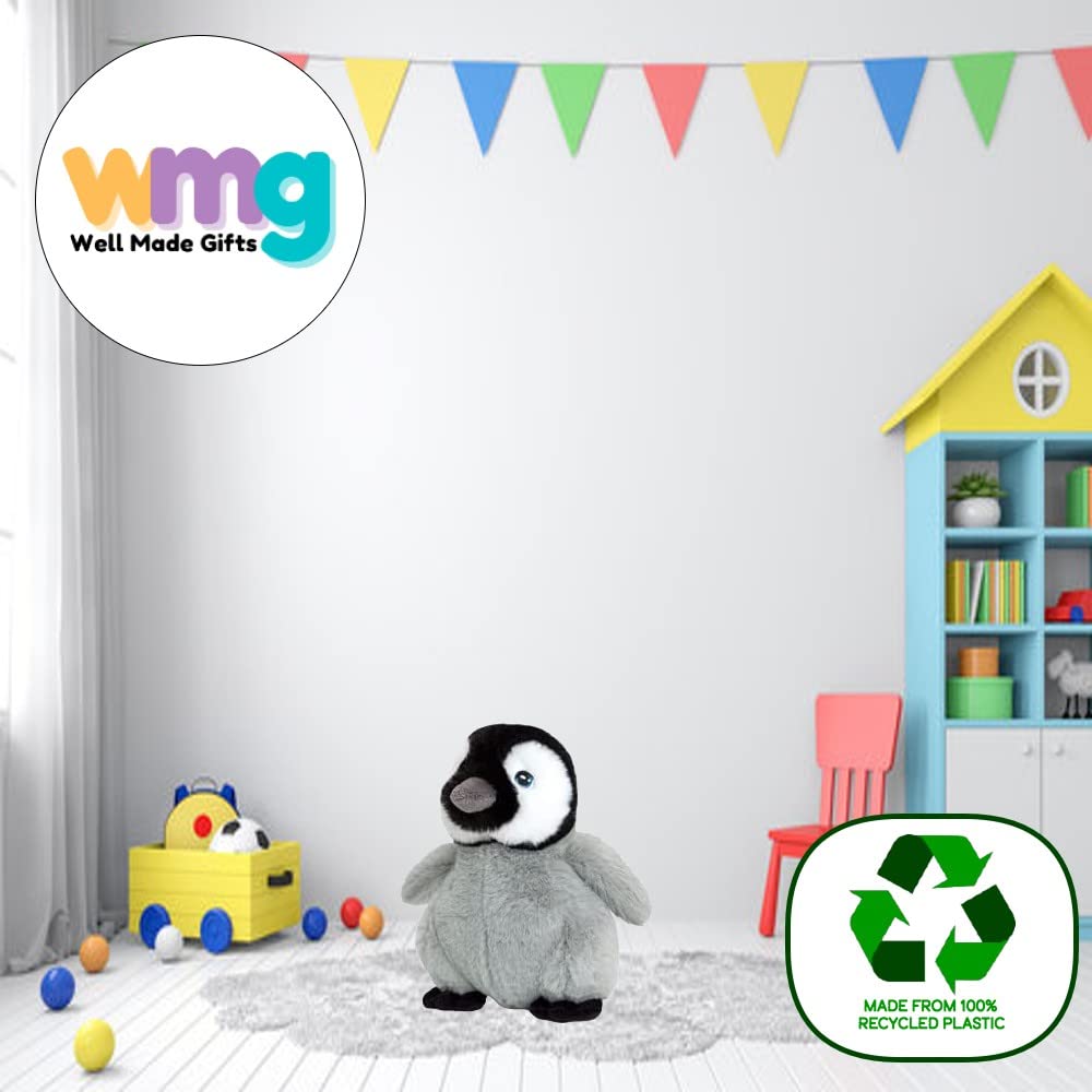 Deluxe Paws 100% Recycled Plush Eco Toys (Baby Emperor Penguin)