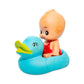 Ratnas Squeezy Baby with Duck Chu Chu Bath Toy with Sound (Assorted Colours, Set of 2)