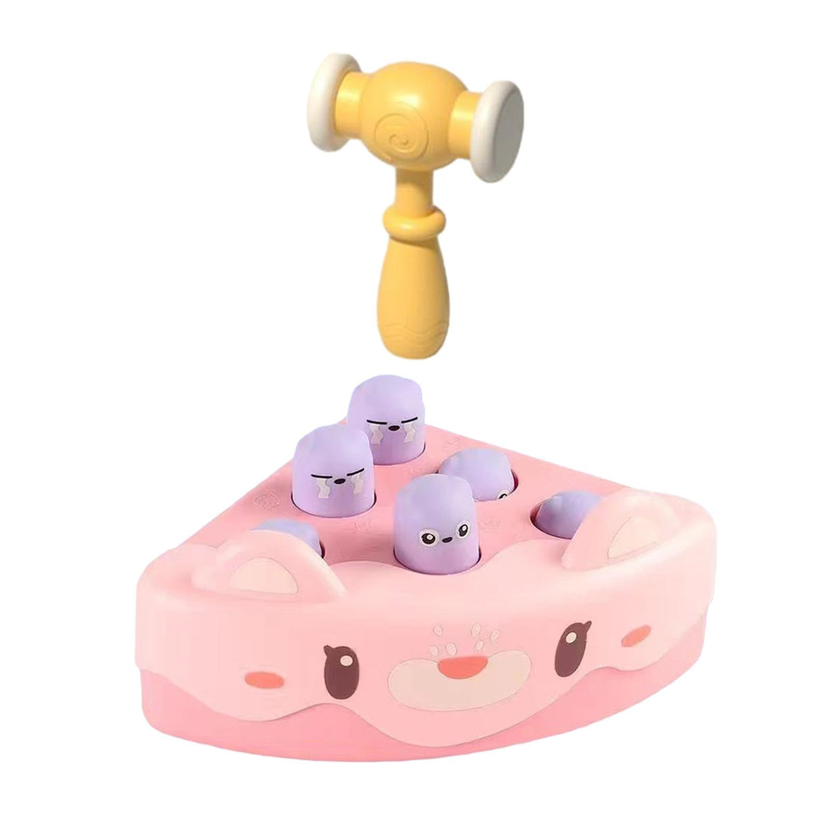 Loom Tree Pounding Toy Hand Eye Coordination Whack Game Mole For Baby Toddlerchildren Pink | Toys For Baby | Developmental Baby 