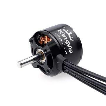 KingVal Replacement 3530 1100KV Brushless Motor with Screw Kit Compatible with RC Fixed-Wing Airplane Glider Aircraft