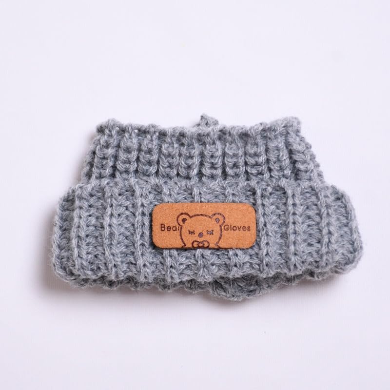 Designer Clothes for 15cm/17cm Lebubu Dolls  enhanced Lububu Doll Knit Outfit Accessories with Red Sweater Overall  Black Camera and Beanie  DDK-Red