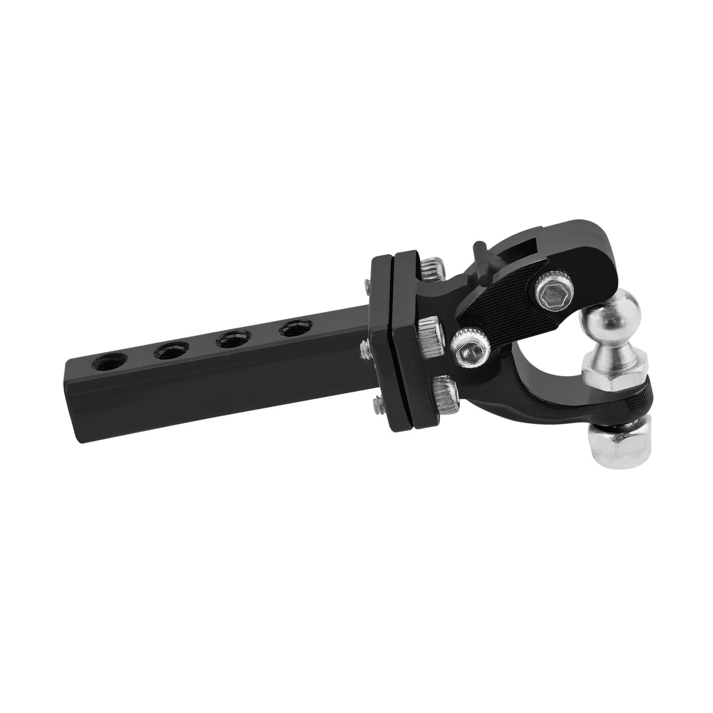 TCRC Metal RC Bumper Trailer Hitch Tow Hook Receiver Kit for TRX4M, Defender, Bronco - Black Upgrade for 1/18 RC Crawlers