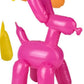 Inflatable Balloon Dogs, 24 Inch Vinyl Decorations, Toys Pool Colorful Photo Prop (Pink, Single Balloon Dog)