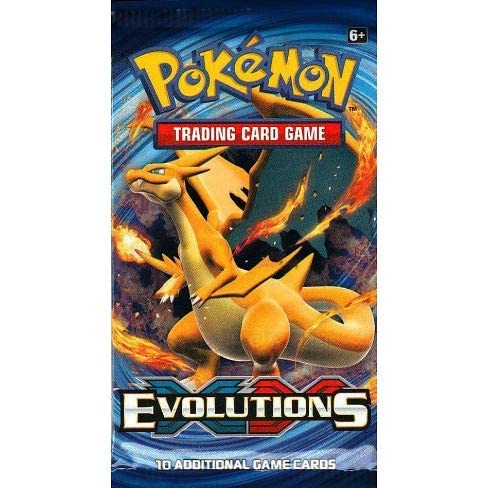 Pokemon TCG XY Evolutions Sealed Booster Pack - Multicoloured, Cardboard, Model 155-80156