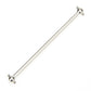Dogbone Universal Drive Joint Cup Shaft 87mm Steel Silver for RC Hobby Model Car HPI HSP,COJOYS,4PCS (Silver)